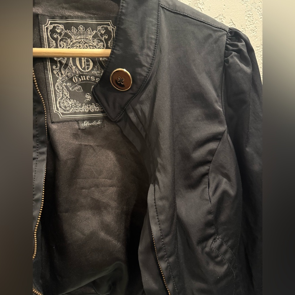 Guess Black Bomber Jacket for Men